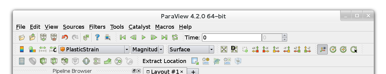 paraview plasticstrain magnitude